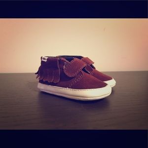 Baby vans brown moccasins